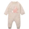 BEBE Olive Bunny Knitted Romper