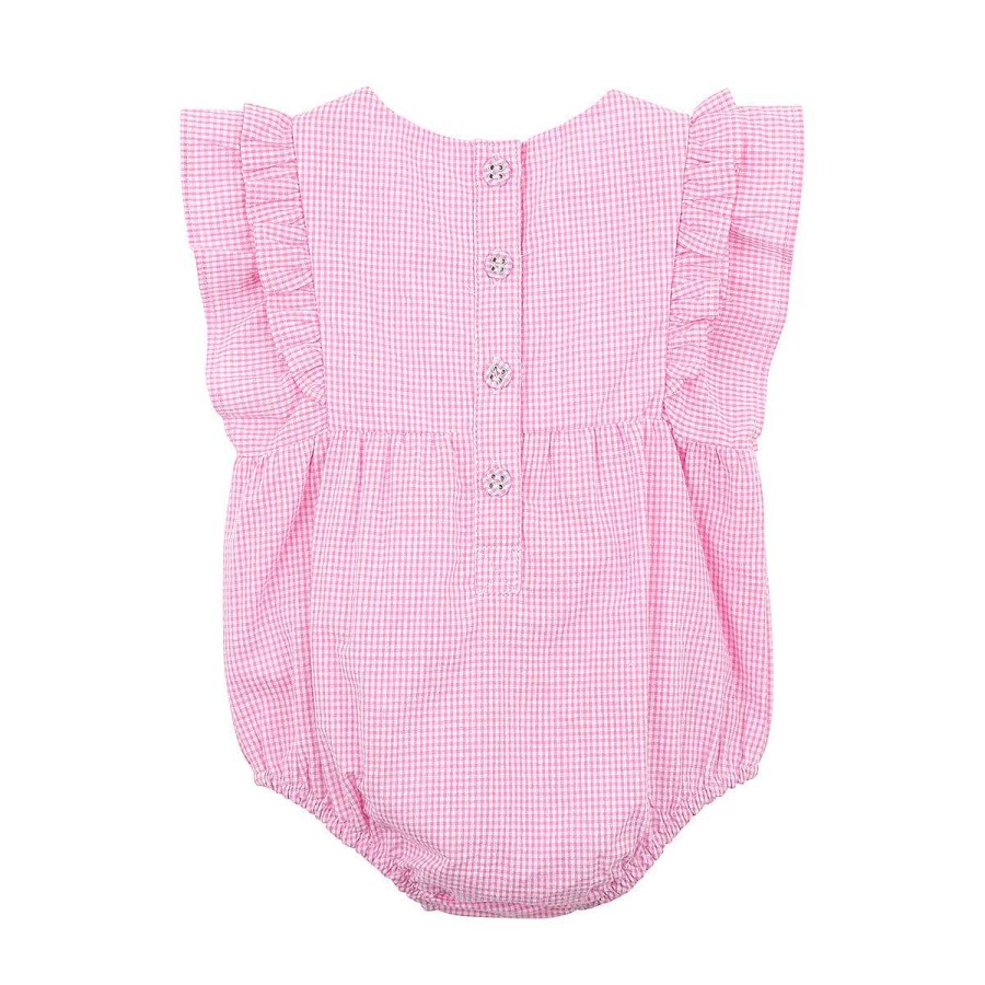 BÉBÉ Annie Gingham Bodysuit