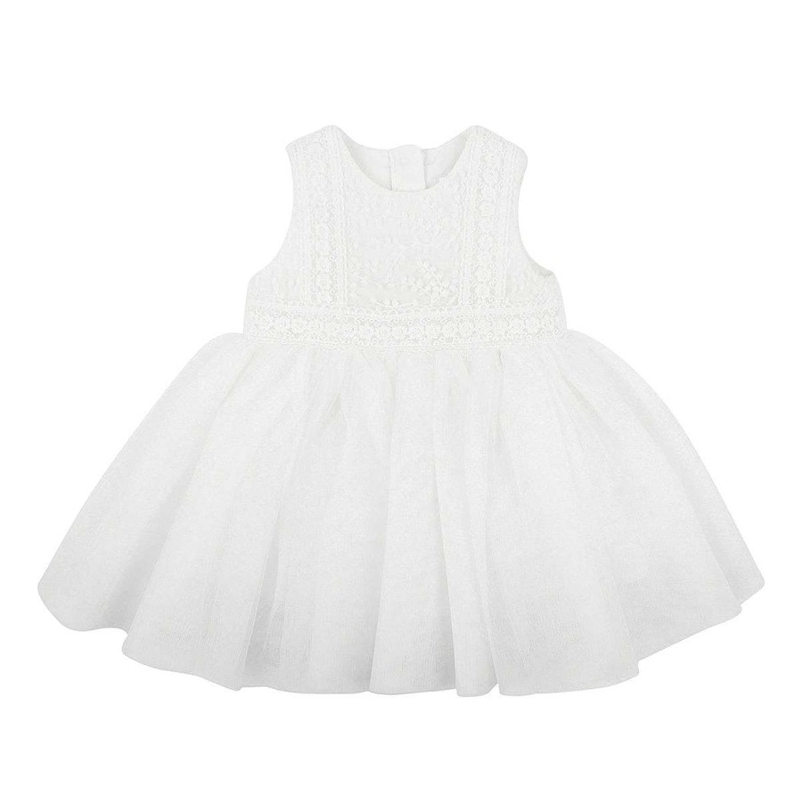 BÉBÉ Embroidered Organza Dress 3-7Yrs