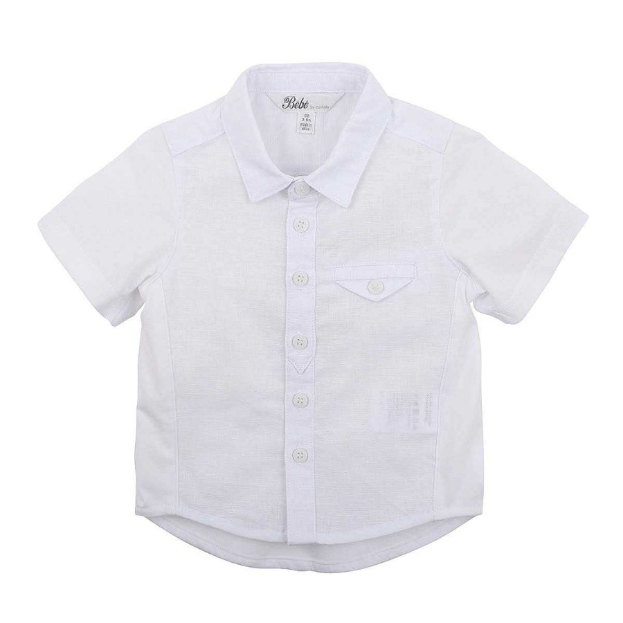 BÉBÉ Edward Knit Linen Shirt