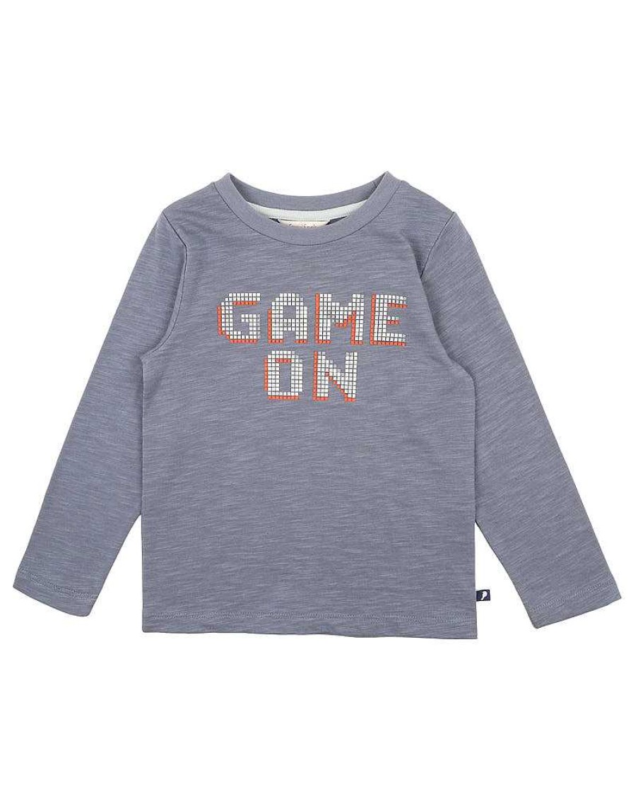 FOX & FINCH Roboto Game On Ls Tee 3-7Y