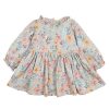 BEBE Olive Print Overlay Dress