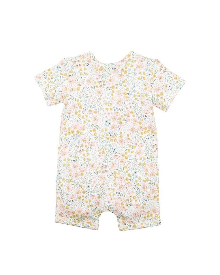 BEBE WHITE LABEL ORGANIC Sunday Organic Ss Romper