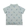 BEBE Atticus Kangaroo Embroidered Polo Top