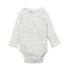 BEBE Blue Speckle Rib Bodysuit