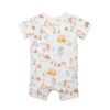 BEBE Atticus Ss Zip Romper