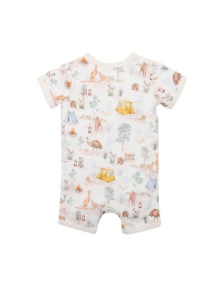 BEBE Atticus Ss Zip Romper