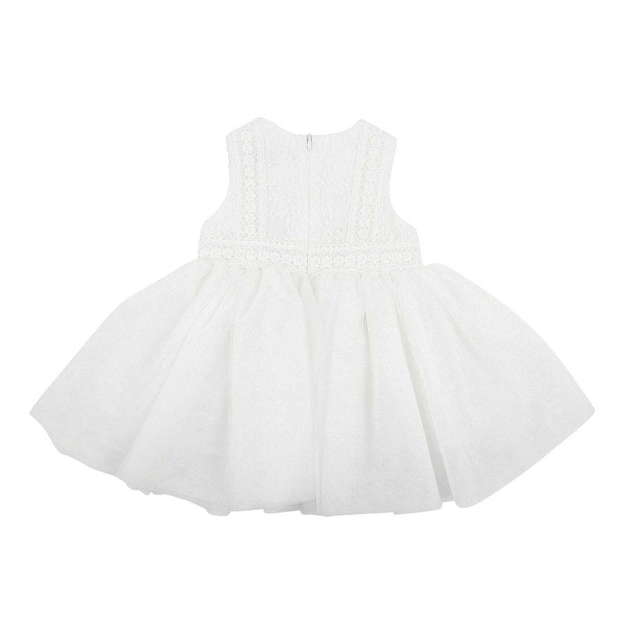 BÉBÉ Embroidered Organza Dress 3-7Yrs