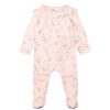 BEBE Ciara Print Ls Zip Onesie