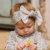 BEBE Olive Green Print Headband