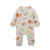 FOX & FINCH Lounging Lizard Ls Zip Romper