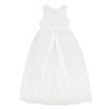 MINIHAHA Lace Bodice Dress W Bow