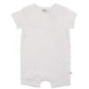 BÉBÉ Spot Layette Short Sleeve Romper
