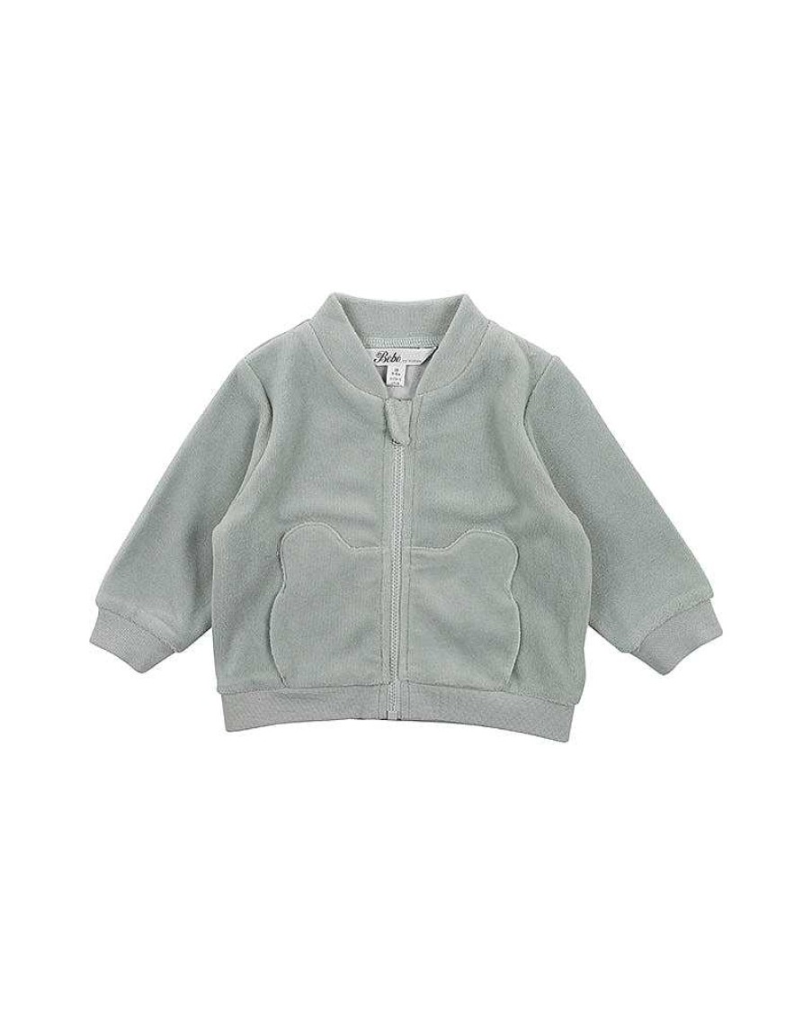 BEBE Sage Velour Jacket