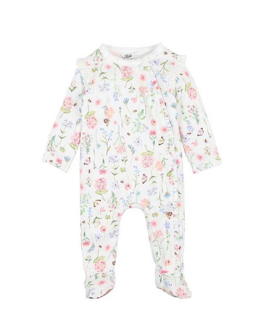 BEBE Peggy Ls Wrap Onesie