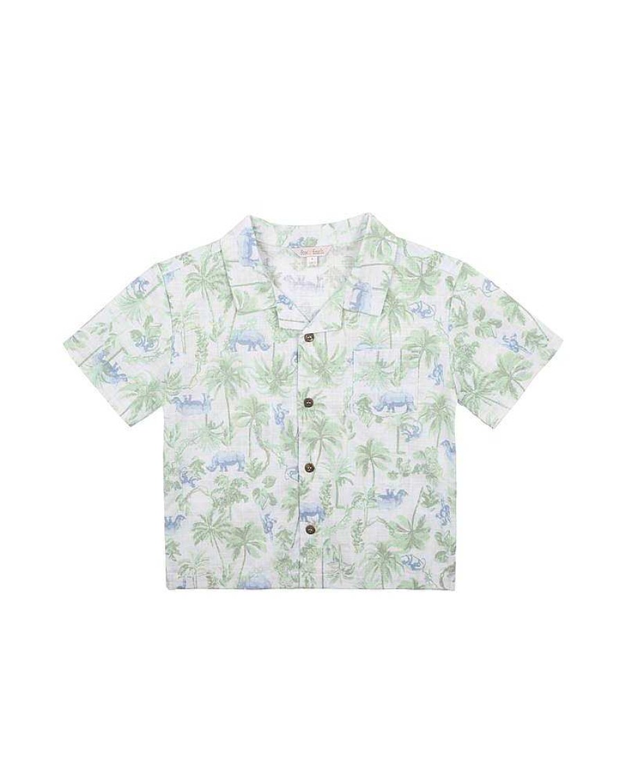 FOX & FINCH Savanna Print Shirt 3-7Yrs