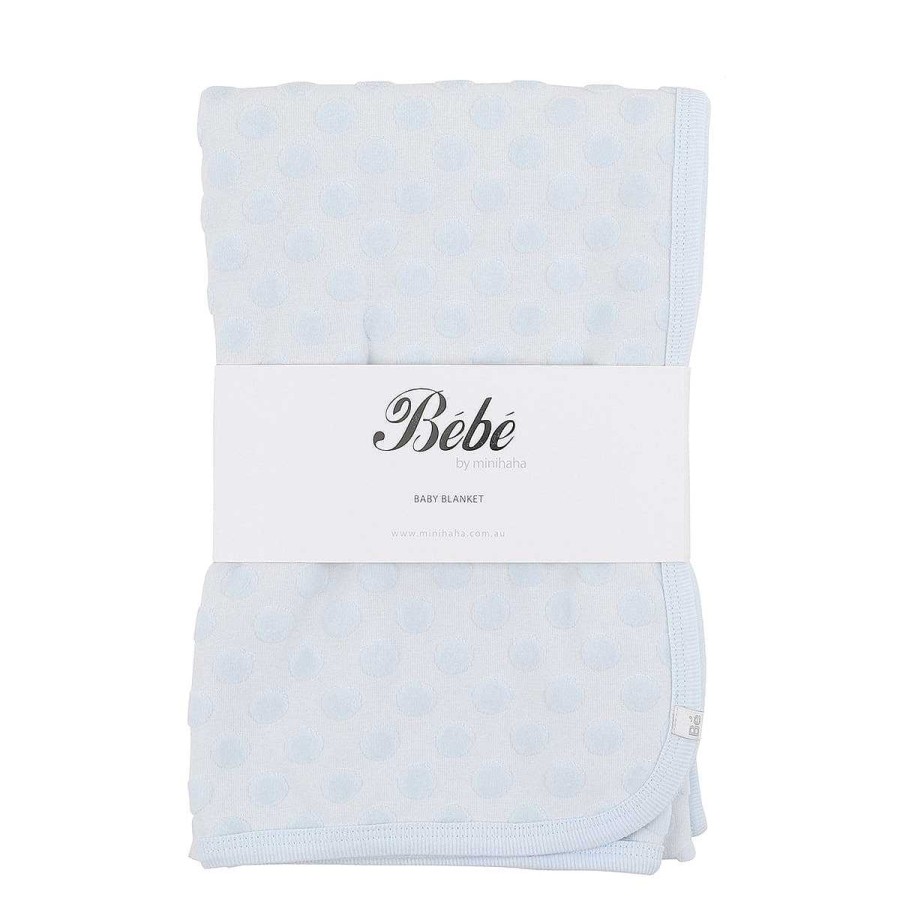 BÉBÉ Blue Spot Layette Bunny Rug