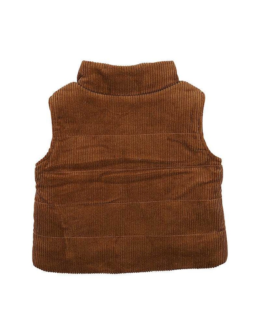 Minihaha Wallaby Cord Puffa Vest