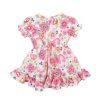 FOX & FINCH Retro Rainbow Print Dress