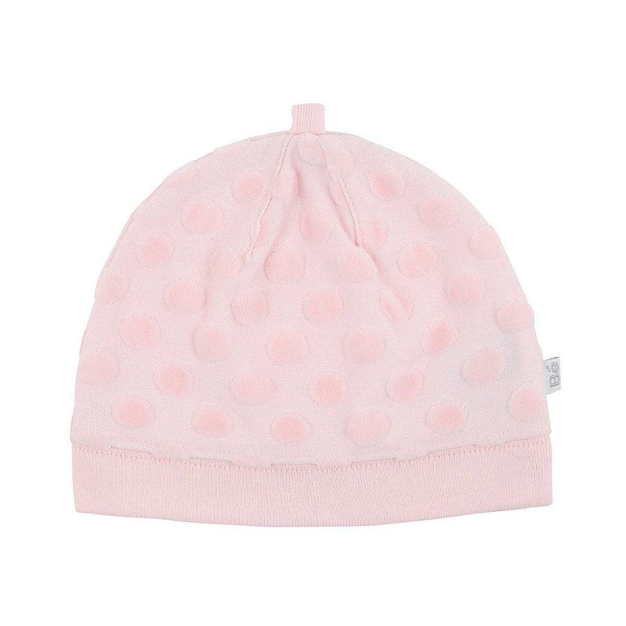 BÉBÉ Pink Spot Layette Beanie