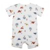 WHITE LABEL Dino Organic Ss Romper