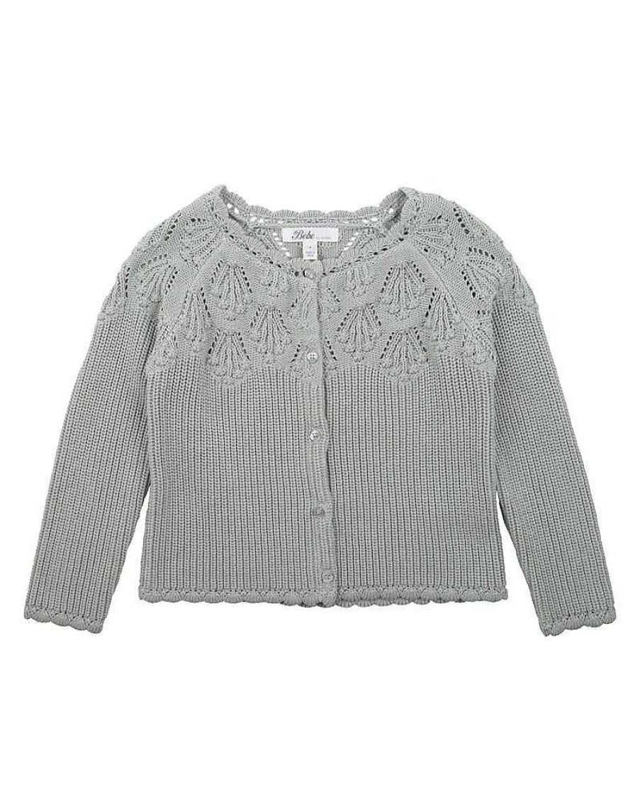 BEBE Pistachio Green Knitted Cardigan 3-7 Yrs